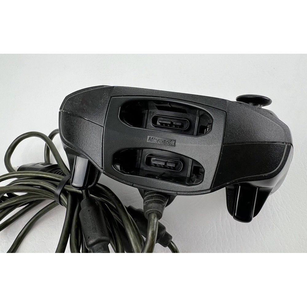 Original Wired Microsoft Xbox Controller S in Black No. X08-69873 - Picture 4 of 10
